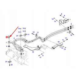 F716300131010 hidraulinės jungties varžtas