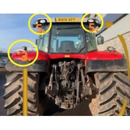 Massey Ferguson LED darbo lempa 6000 8000 4500lm