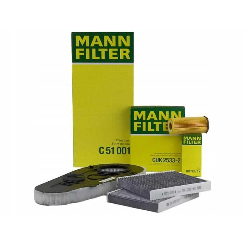 Mann filtrų komplektas bmw 5gt f07 530d 535d