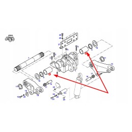 816860030040 galinės ašies įvorė