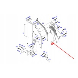 380110900010 priekinio kablio tarpiklis