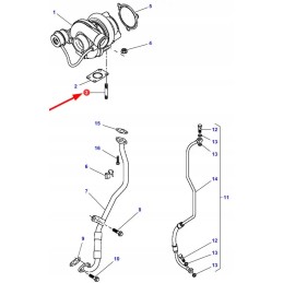 4222787m1 M10 turbokompresoriaus tvirtinimo kaištis