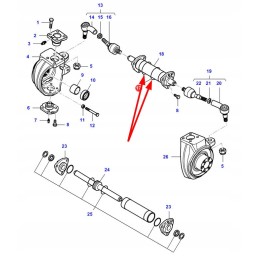 Va028613 priekinės ašies pavaros žiedas