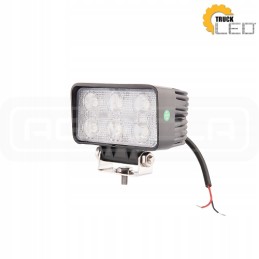 Darbo lempa 6xLED 1100 lm 18w jungtis