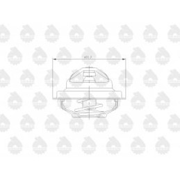 Originalus c 385 zetor 4 cilindrų termostatas