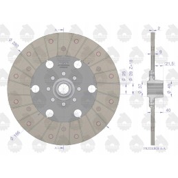 Sankabos diskas traktoriui ir C360 Premium orig Ursus
