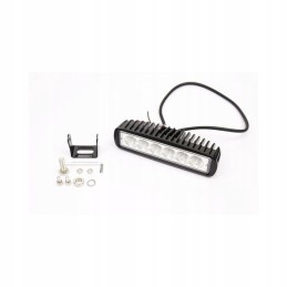 Halogeninis prožektorius darbo lempa 6 LED 18W 12 24V