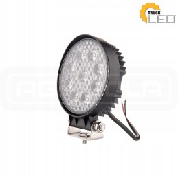 Darbo lempa 9xled 1430 lm 24w jungtis