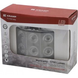 LED darbo lempa stačiakampė 60w 5700lm 9 36v sw