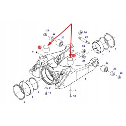 716300050150 priekinės pakabos guminis amortizatorius