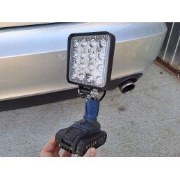 Halogeninė darbo lempa 16 LED 48W 12 24V 2 vnt