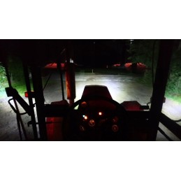 Halogeninė darbo lempa 16 LED 48W 12 24V 2 vnt