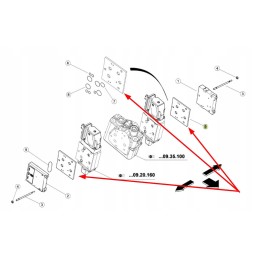 0011362030 skirstytuvo jungiamoji plokštė