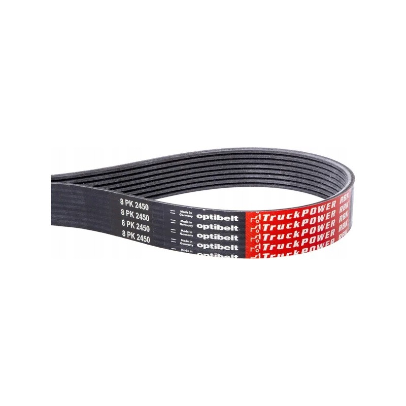 Optibelt 8pk2450 kelių griovelių diržas