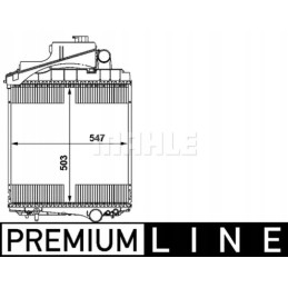Behr premium linijos vandens aušintuvas, pagamintas mahle