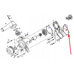 F824200610030 vandens siurblio tarpiklis