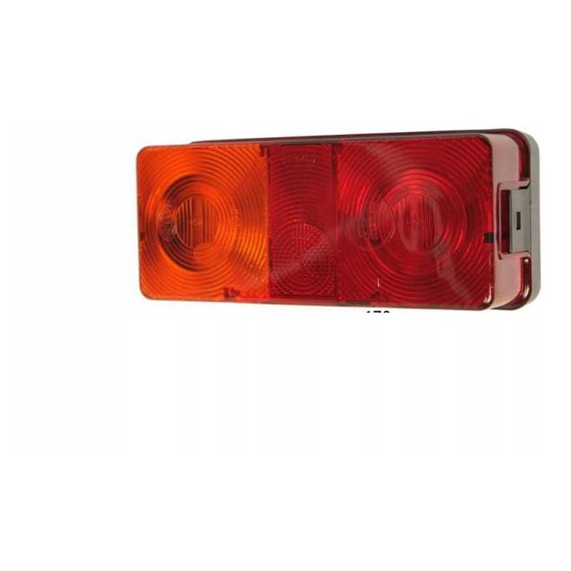 Galinis kairysis kombinuotas žibintas Case John Deere Hella