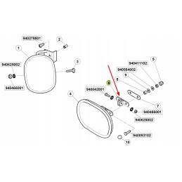 6005028274 veidrodžio laikiklis