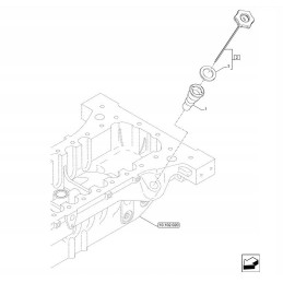 Alyvos lygio indikatorius New Holland Case 504