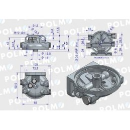 Kuro filtro dangtelis mf3 originalus ursus