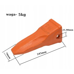 Akmeninis dantis kietas J300 5 kg cva