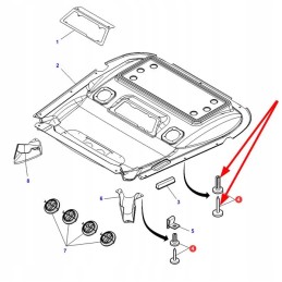 4289582m91 plastikinė kniedė