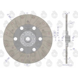 Sankabos diskas ic 330m premium arba ursus traktoriui