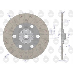 Sankabos diskas ic 330m premium arba ursus traktoriui