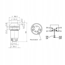 Landini mf ferguson lifto valdymo jungiklis