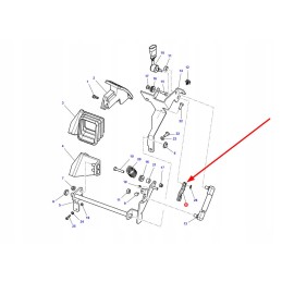4295264m1 dujų pedalo jutiklio rankena