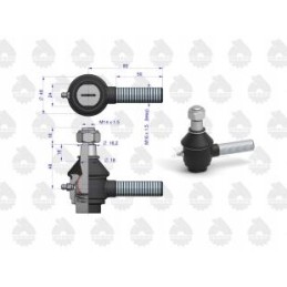 Kairysis sujungimas su veržle c 330 originalus