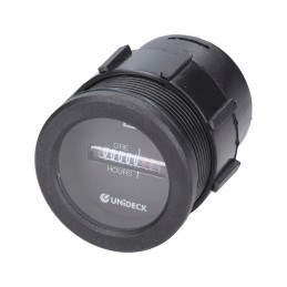 Universalus variklio darbo valandų skaitiklis 12 24v 52mm