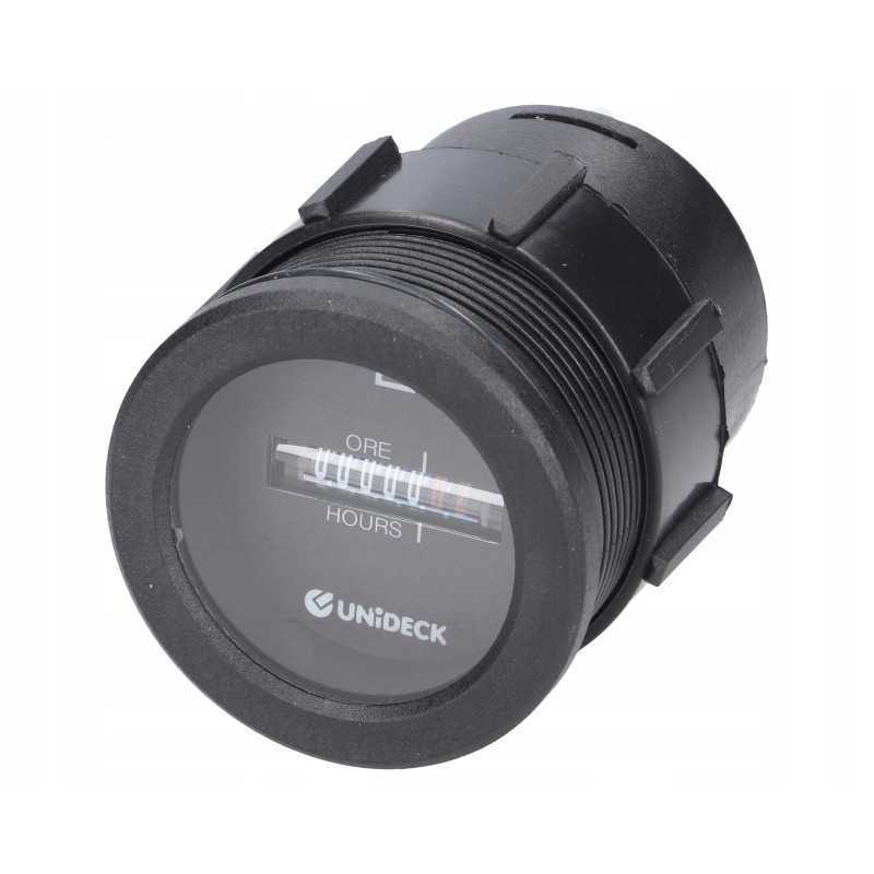 Universalus variklio darbo valandų skaitiklis 12 24v 52mm