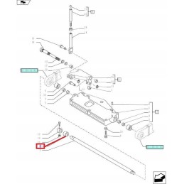 Tarpinės rankovės naujas Olandijos dėklas 5116246 cnh
