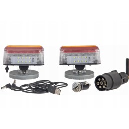 Belaidžio magneto lempų rinkinys 12v 24v LA60025