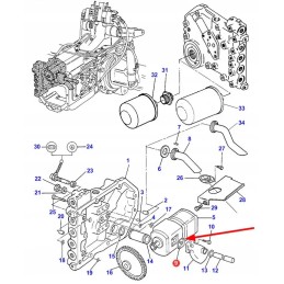 3382297m1 hidraulinio siurblio sandariklis
