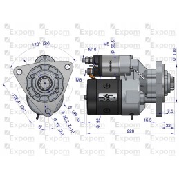 Starteris su reduktoriumi t25 mtz blue expom kwidzyn