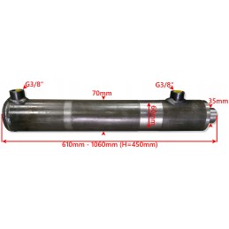 Hidraulinio cilindro pavara, stūmoklis 60x35, eiga 450