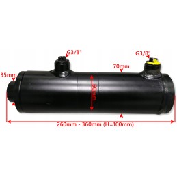 Hidraulinio cilindro pavaros stūmoklis 60x35 taktų 100