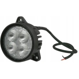 Apvali LED darbinė lempa 40w 4800lm 10 30v su kištuku