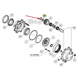 6000124793 tvirtinimo žiedas