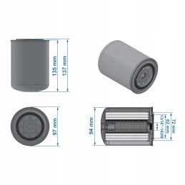 Alyvos filtras p550020 donaldson