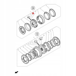 MF sinchronizatoriaus rutulys 514100080450 originalus