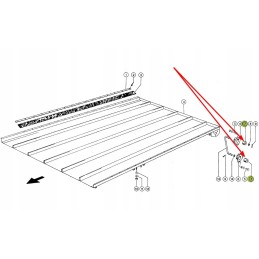 619342 2 grįžtamojo veleno guminis amortizatorius