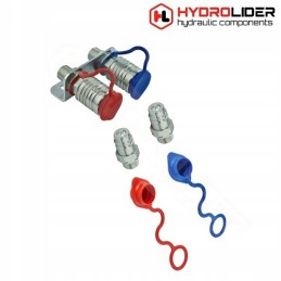 2x euro lizdo komplektas, m18 kištukas, dvi dalys