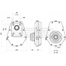 Daugiklis 20kw 1 3 8 g gr2 gr3 wl hidrolideris