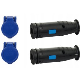 Euro lizdo dangtelis, mėlynas, greitesnis, 2 vnt rankenos