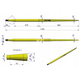 Tiesus krautuvas 1100mm 5193 rt1 warynski tur