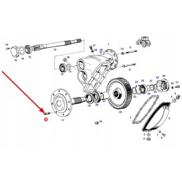 138110150080 rato stebulės smeigės varžtas m20