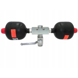 Amortizatorius, dvigubas hidroakumuliatorius 1 4l apvaliam